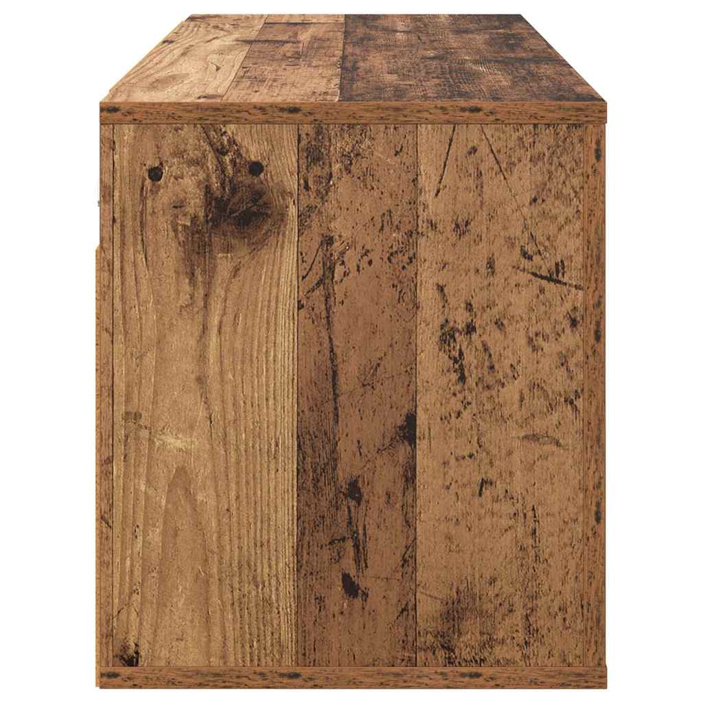 Wall Mounted TV Cabinet Old Wood 100 x 34.5 x 40 cm