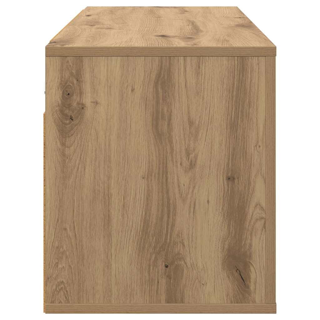 Wall Mounted TV Cabinet Artisan Oak 100 x 34.5 x 40 cm