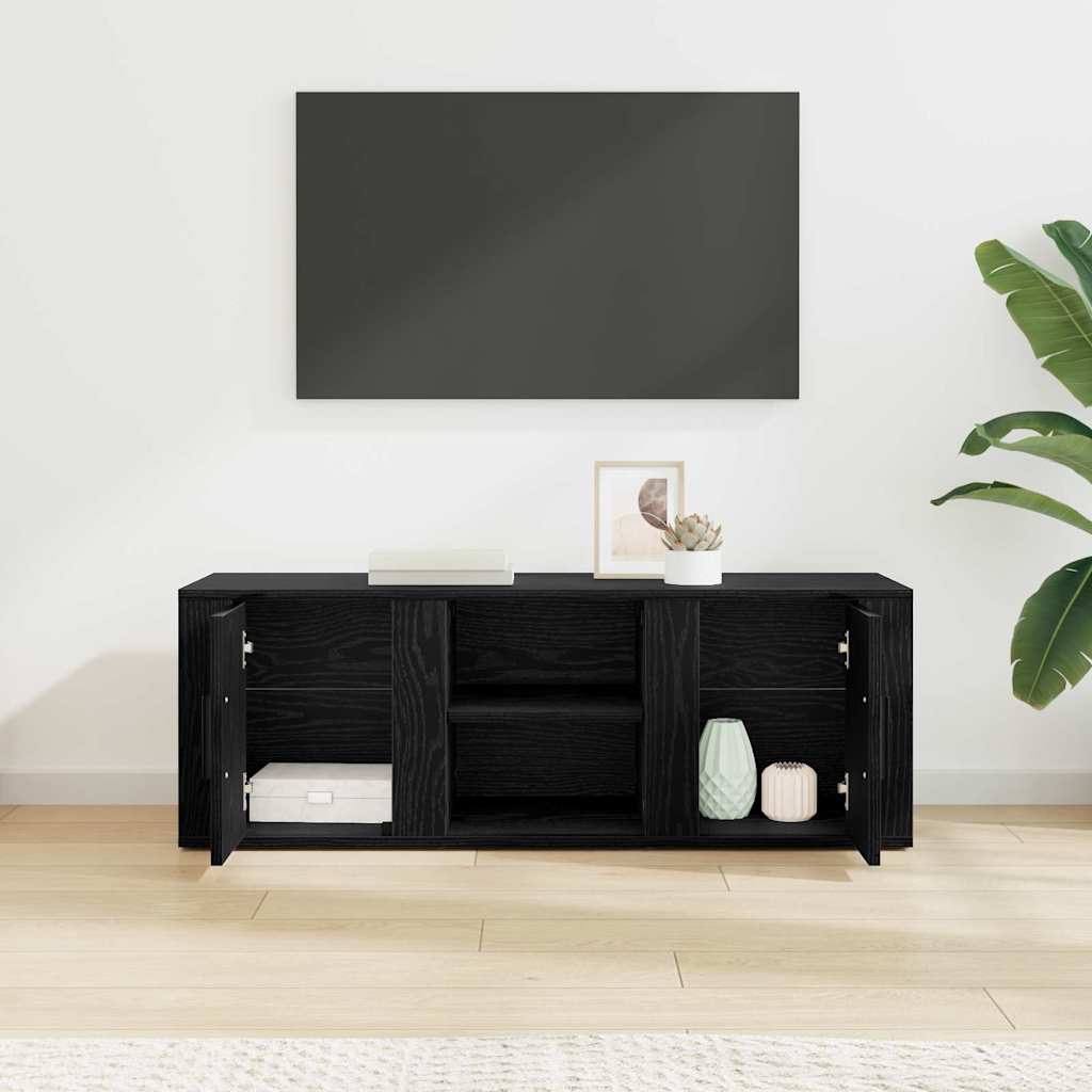 TV Cabinet 100 x 31.5 x 35 cm Black Oak Engineered Wood