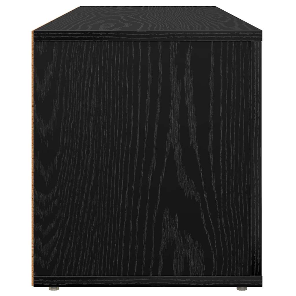 TV Cabinet 100 x 31.5 x 35 cm Black Oak Engineered Wood
