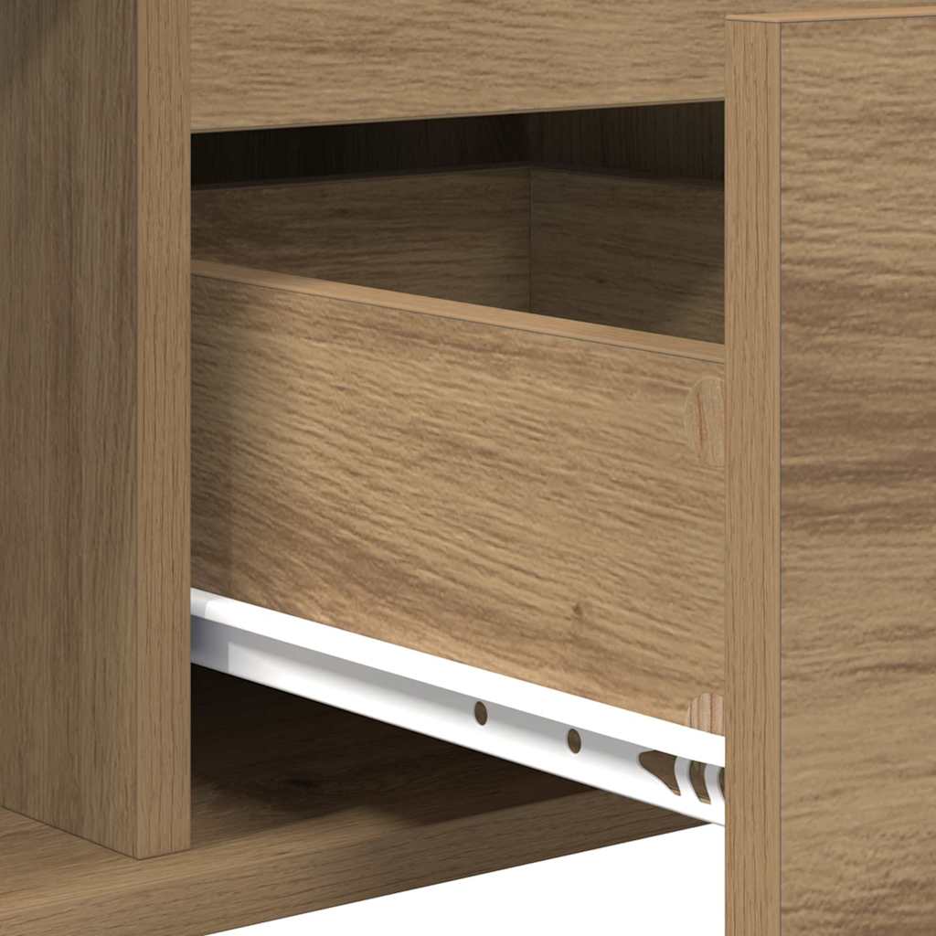 Coffee Table Artisan Oak 90 x 50 x 26.5 cm Engineered Wood