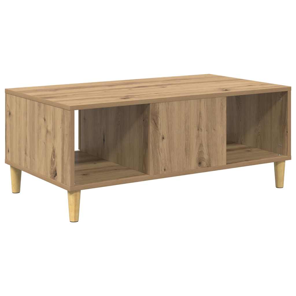 Coffee Table Artisan Oak 90 x 50 x 26.5 cm Engineered Wood