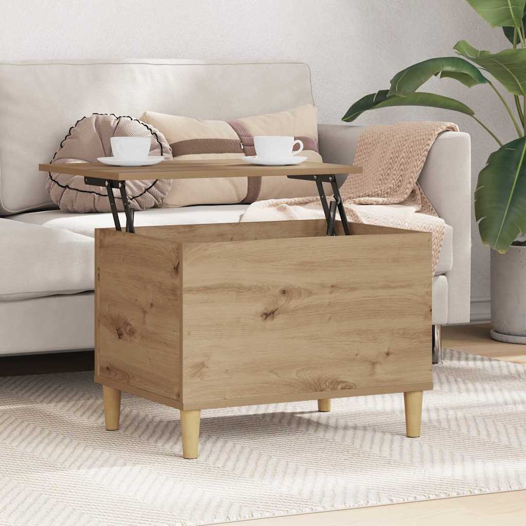 Bedside Cabinet Artisan Oak 60 x 44.5 x 45 cm Engineered Wood