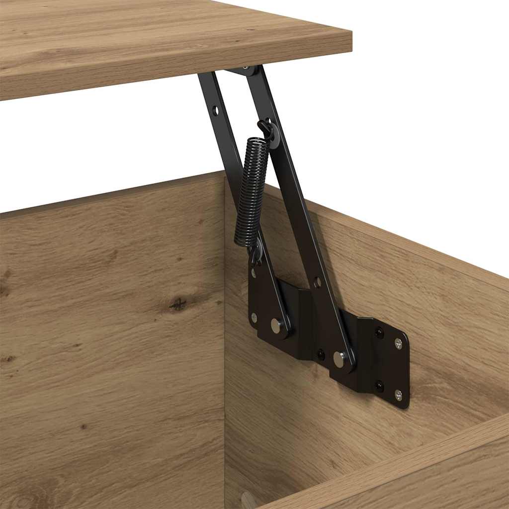 Coffee Table Artisan Oak 60 x 44.5 x 45 cm Engineered Wood