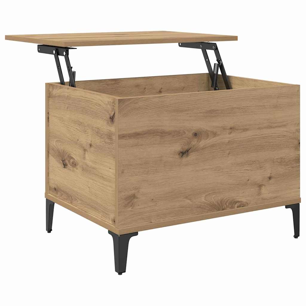 Coffee Table Artisan Oak 60 x 44.5 x 45 cm Engineered Wood