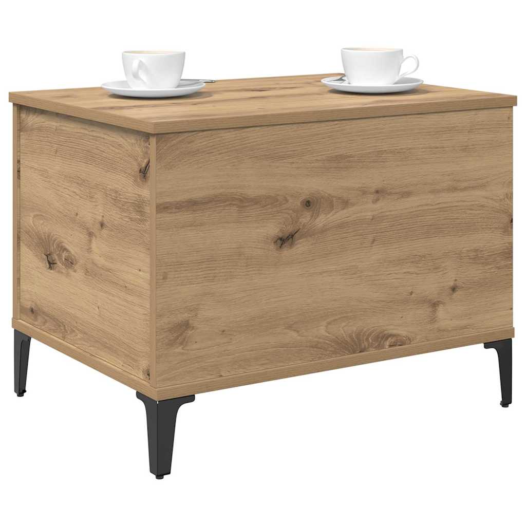 Coffee Table Artisan Oak 60 x 44.5 x 45 cm Engineered Wood