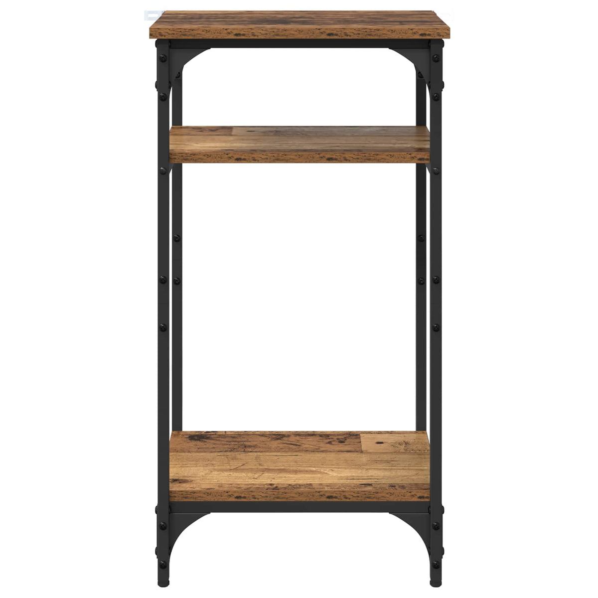 Side Table Old Wood 40 x 30 x 75 cm Engineered Wood