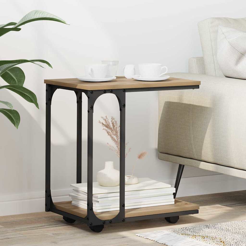 Side Table Artisan Oak 50 x 35 x 55.5 cm Engineered Wood