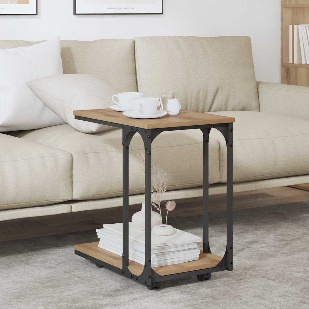 Side Table Artisan Oak 50 x 35 x 55.5 cm Engineered Wood