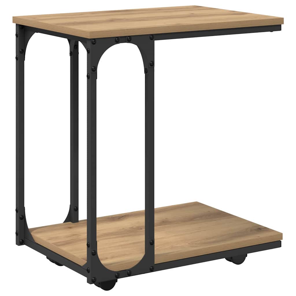 Side Table Artisan Oak 50 x 35 x 55.5 cm Engineered Wood