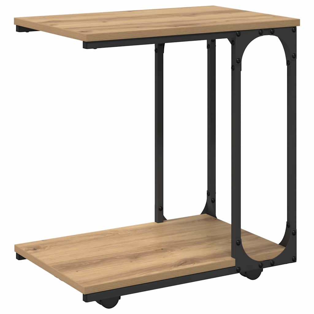 Side Table Artisan Oak 50 x 35 x 55.5 cm Engineered Wood
