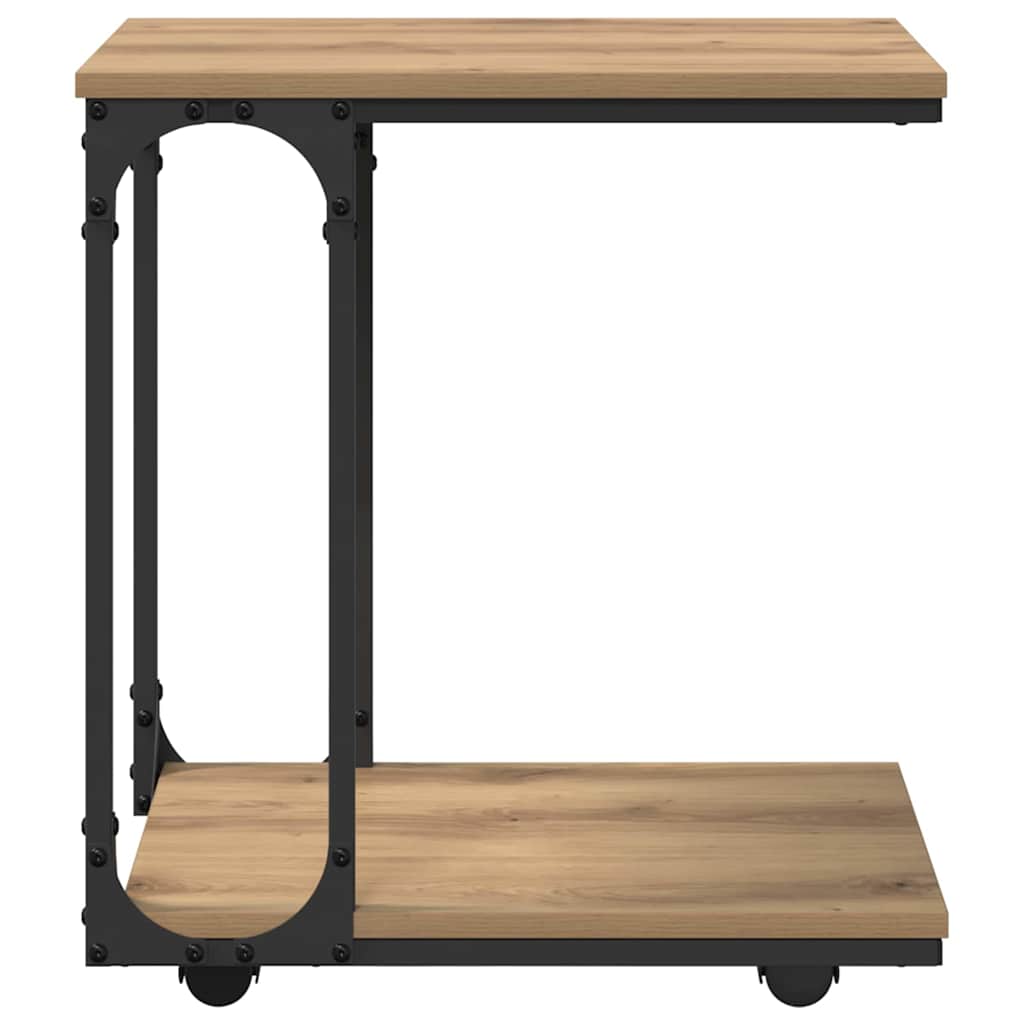 Side Table Artisan Oak 50 x 35 x 55.5 cm Engineered Wood