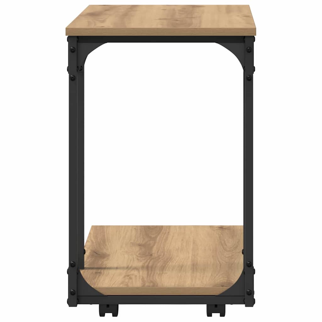 Side Table Artisan Oak 50 x 35 x 55.5 cm Engineered Wood