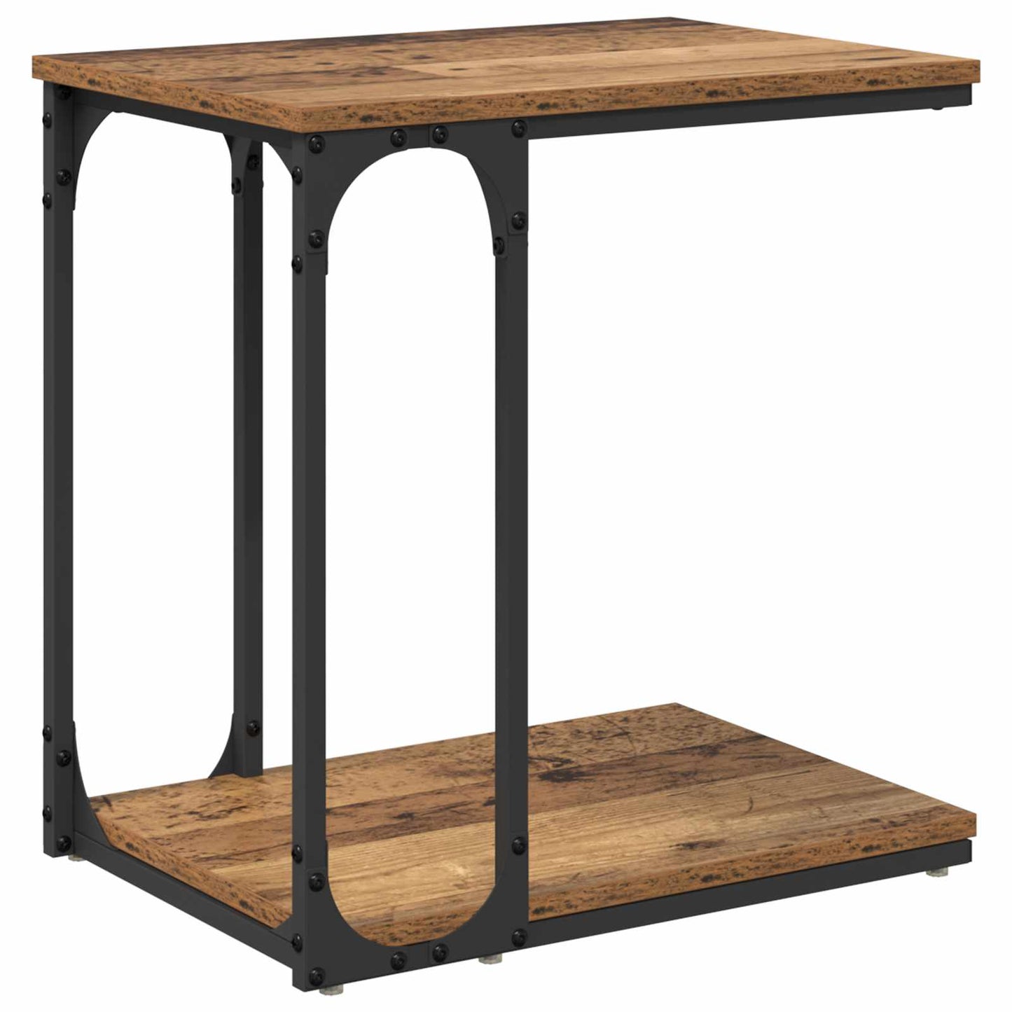 Side Table Old Wood 50 x 35 x 52 cm Engineered Wood