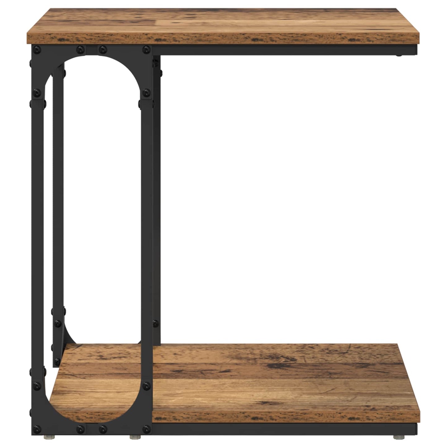 Side Table Old Wood 50 x 35 x 52 cm Engineered Wood