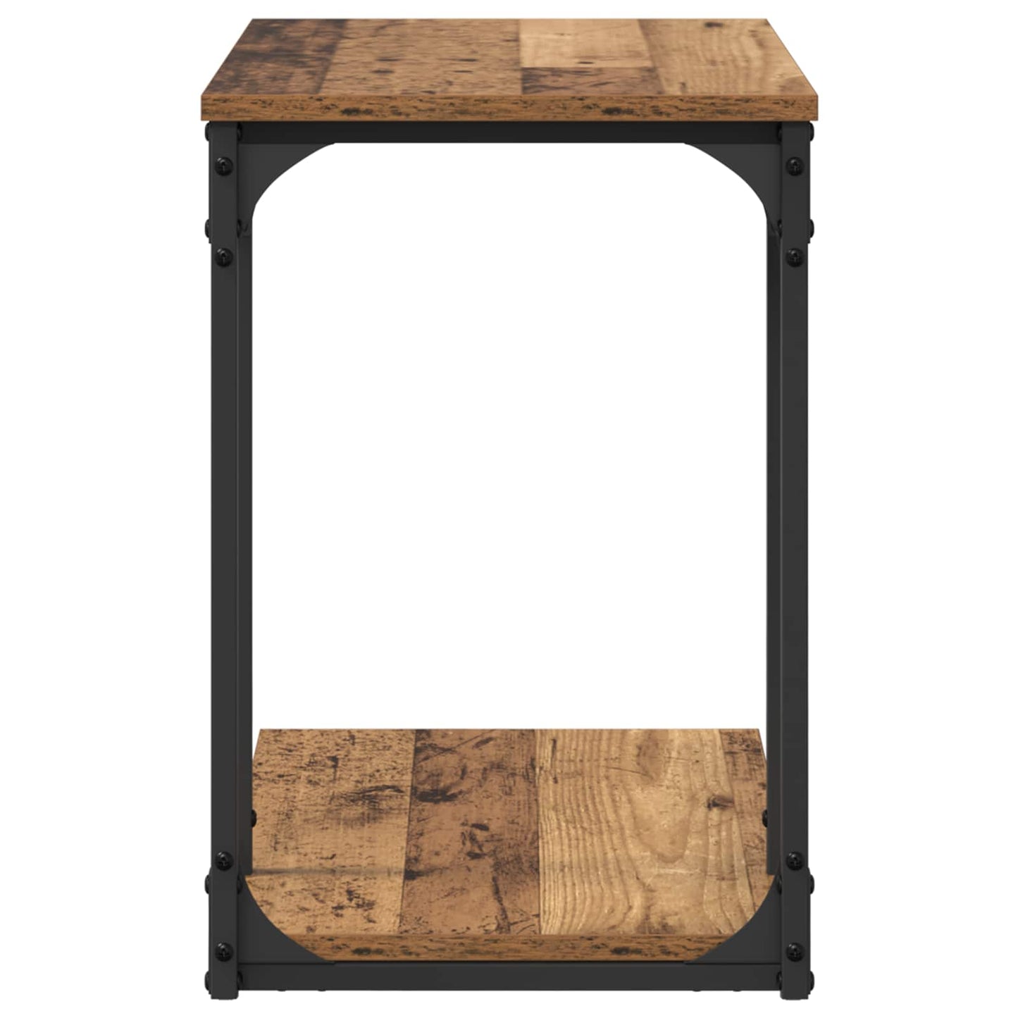 Side Table Old Wood 50 x 35 x 52 cm Engineered Wood