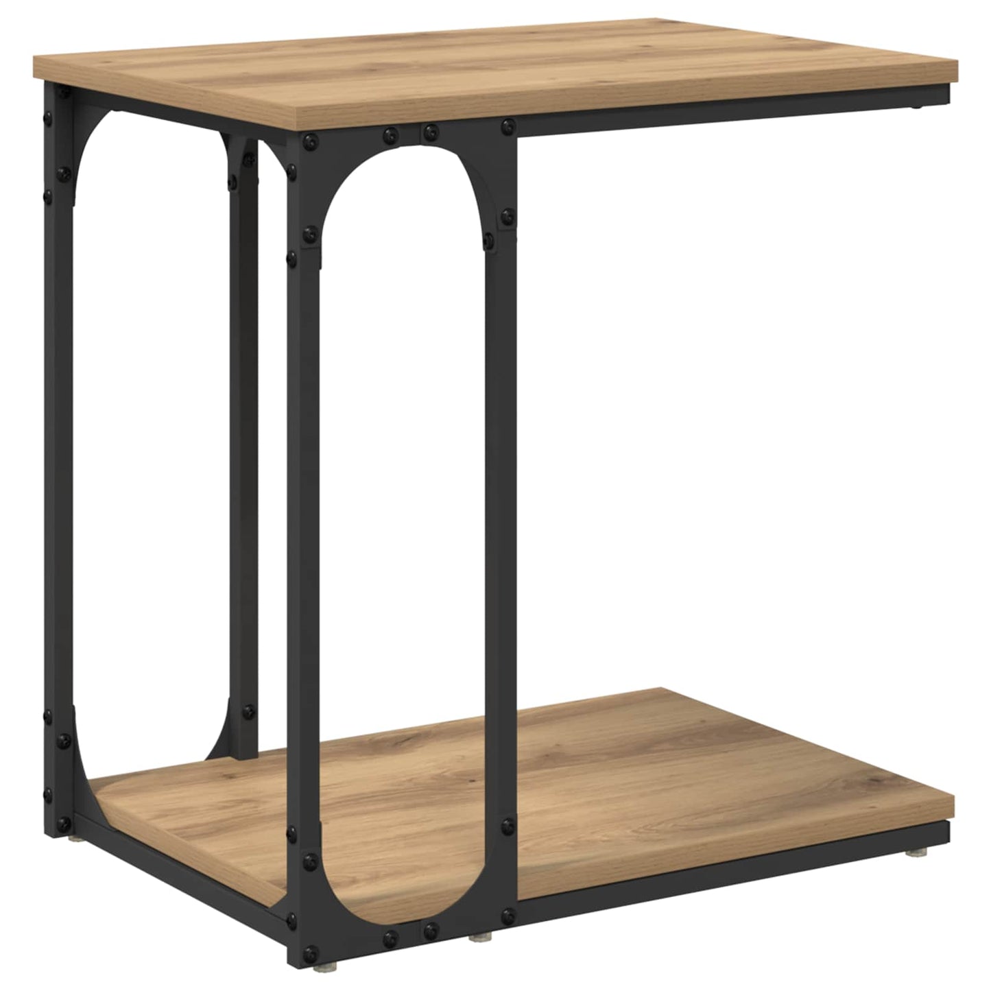 Side Table Artisan Oak 50 x 35 x 52 cm Engineered Wood
