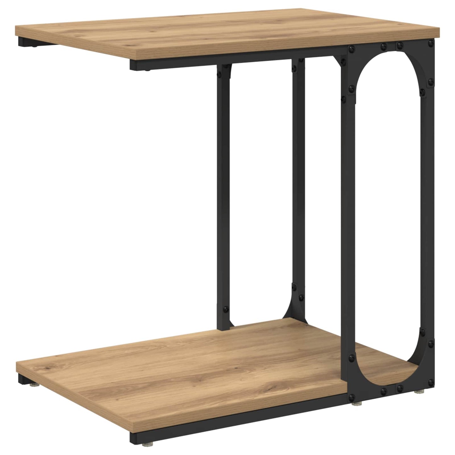 Side Table Artisan Oak 50 x 35 x 52 cm Engineered Wood