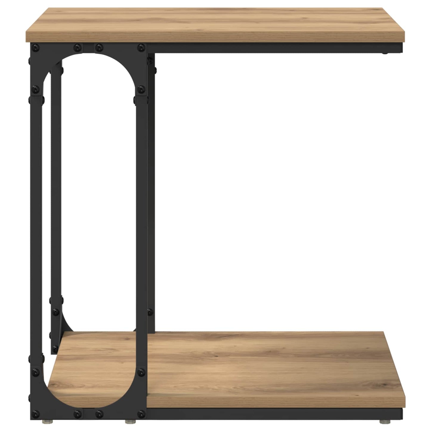 Side Table Artisan Oak 50 x 35 x 52 cm Engineered Wood