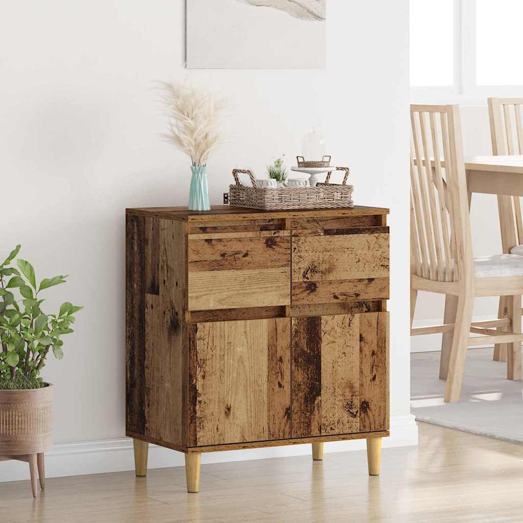 Sideboard with Drawer Old Wood 60 x 35 x 70 cm Engineered Wood