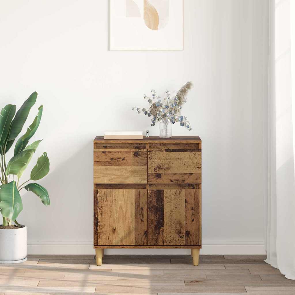 Sideboard with Drawer Old Wood 60 x 35 x 70 cm Engineered Wood