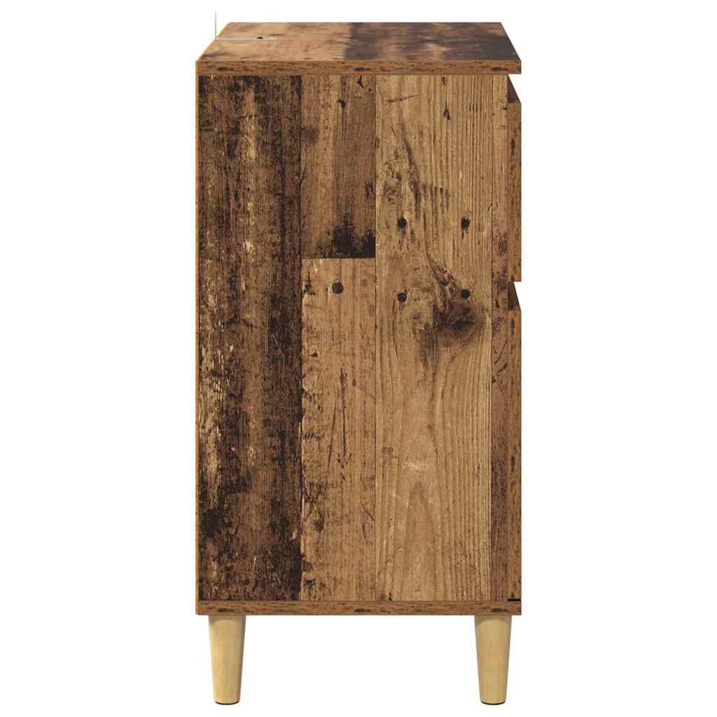 Sideboard with Drawer Old Wood 60 x 35 x 70 cm Engineered Wood