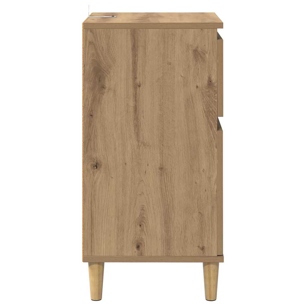 Bedside Cabinet Artisan Oak 40 x 35 x 70 cm Engineered Wood