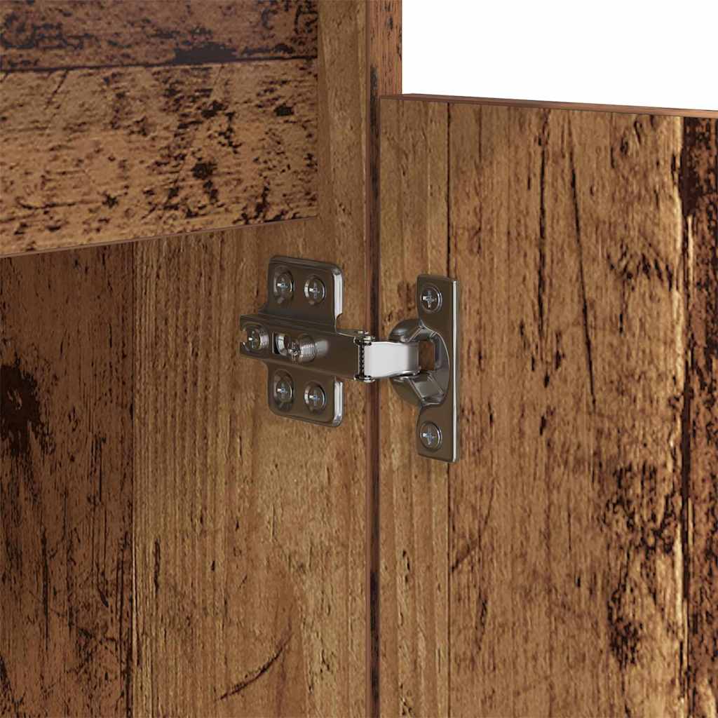 Bedside Cabinet 2 pcs Old Wood 40 x 35 x 70 cm Engineered Wood