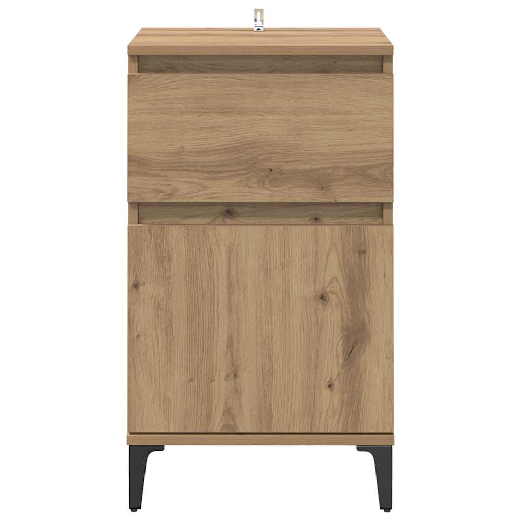 Bedside Cabinet Artisan Oak 40 x 35 x 70 cm Engineered Wood