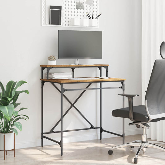 Desk Old Wood 80 x 50 x 90 cm Engineered Wood