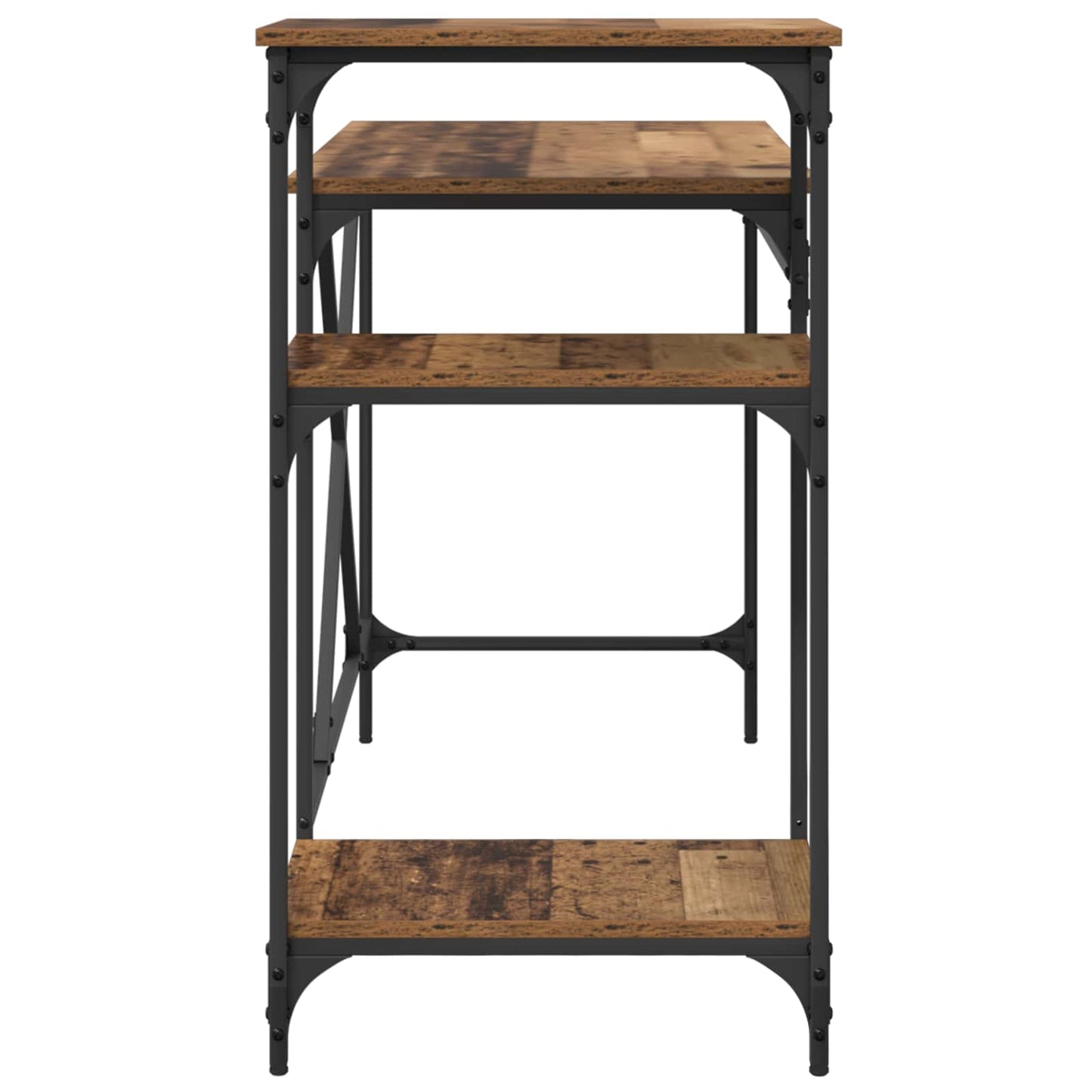Desk Old Wood 135 x 50 x 90 cm Engineered Wood
