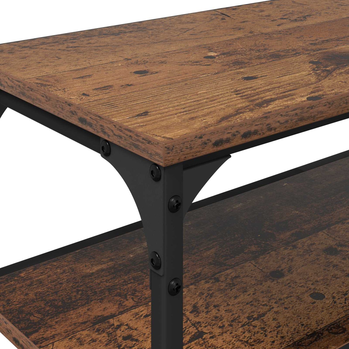 TV Cabinet Old Wood 160 x 30 x 50 cm Engineered Wood and Iron