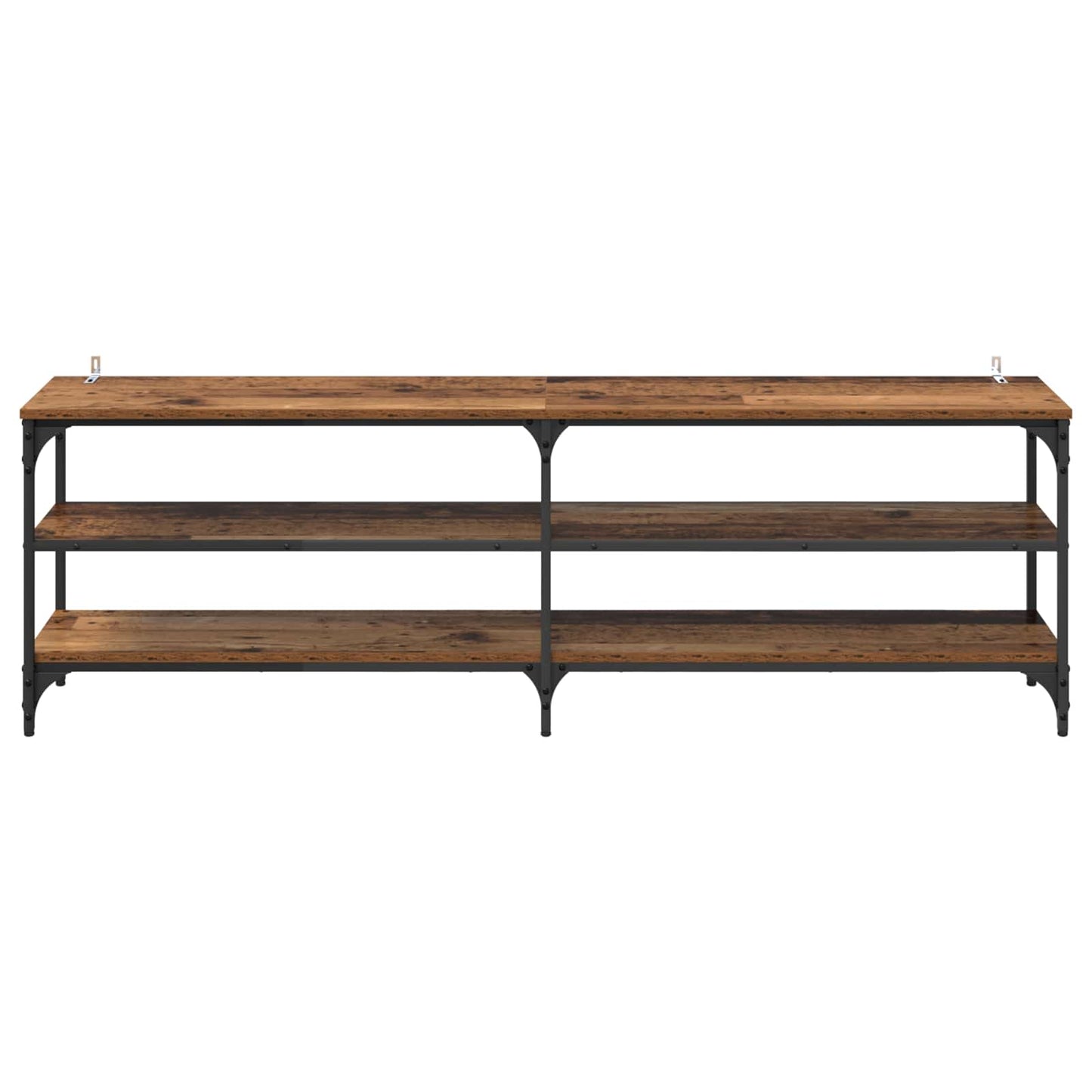TV Cabinet Old Wood 160 x 30 x 50 cm Engineered Wood and Iron