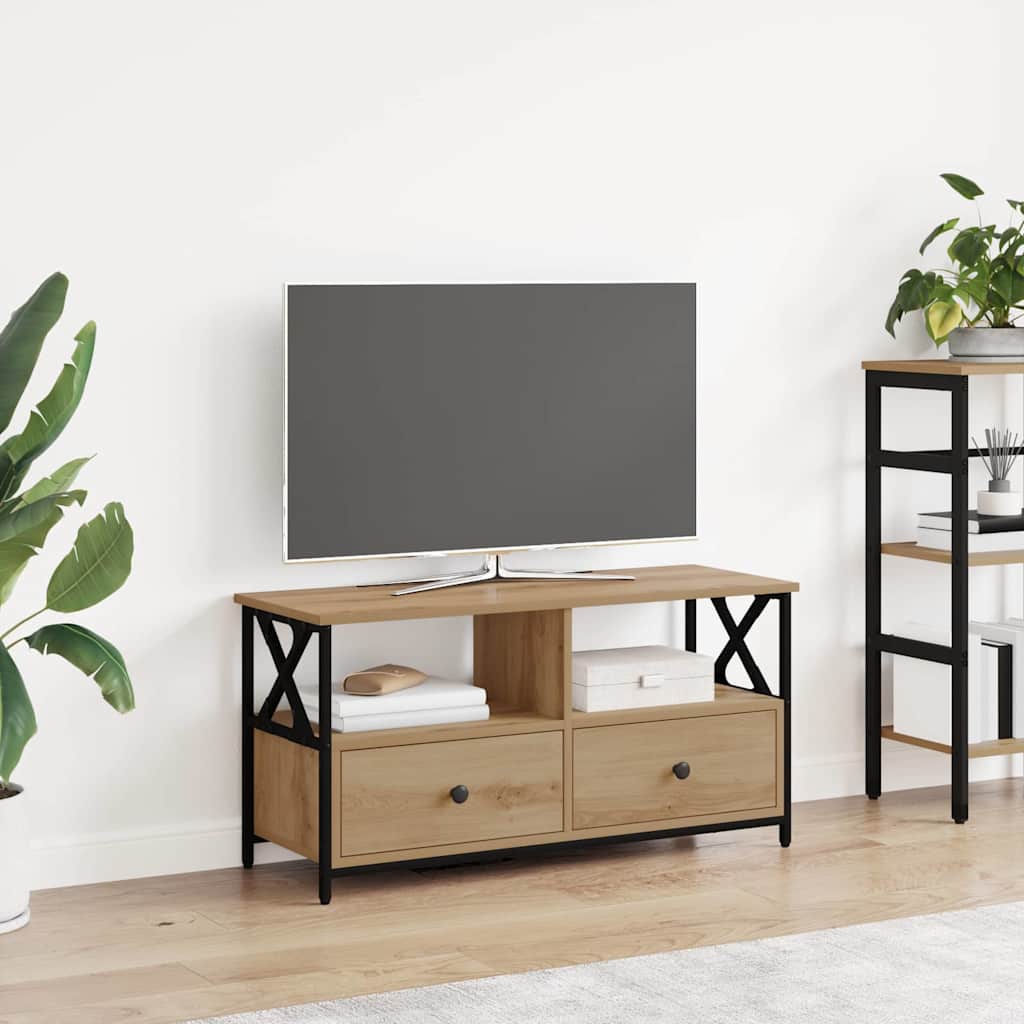 TV Cabinet 90 x 33 x 45 cm Artisan Oak