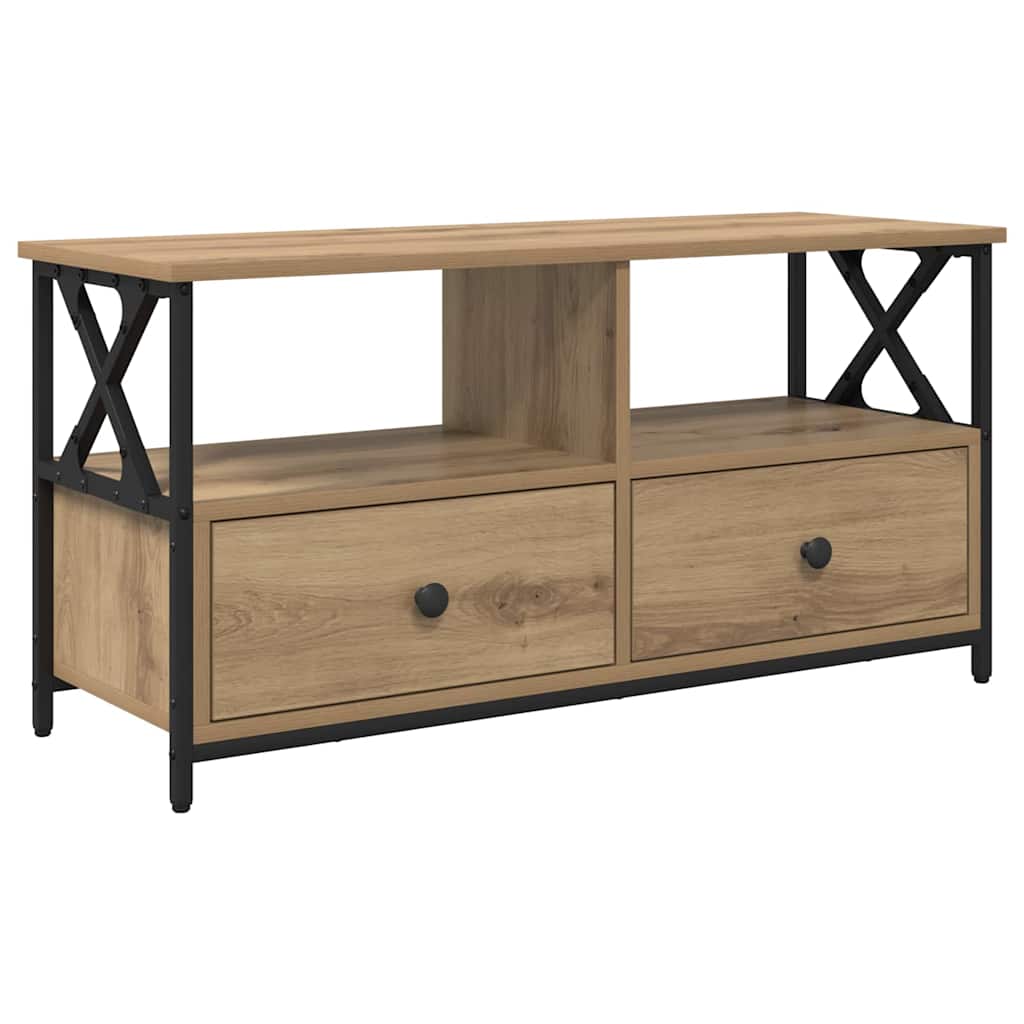 TV Cabinet 90 x 33 x 45 cm Artisan Oak