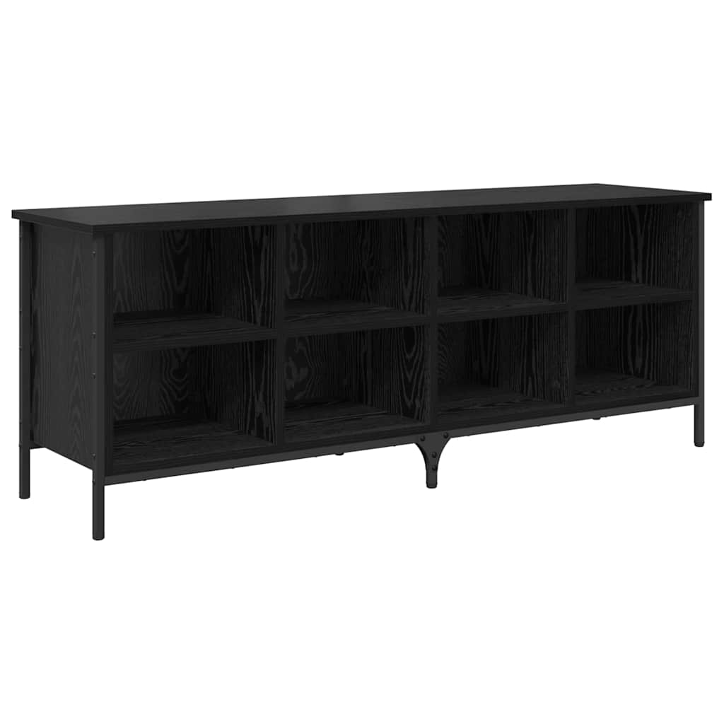 Shoe Cabinet 131 x 35 x 50 cm Engineered Wood and Iron