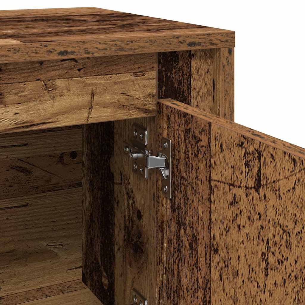 TV Cabinet Old Wood 102 x 35 x 45 cm Engineered Wood