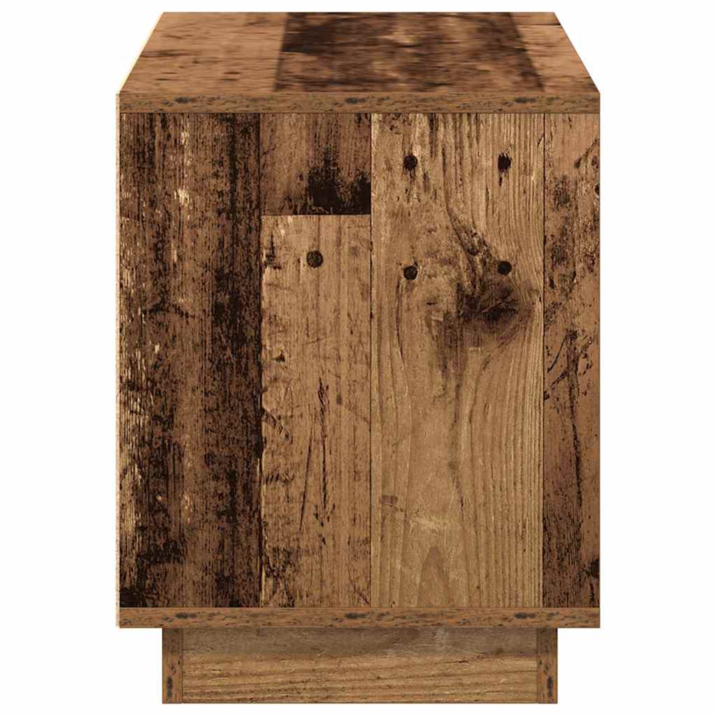 TV Cabinet Old Wood 102 x 35 x 45 cm Engineered Wood