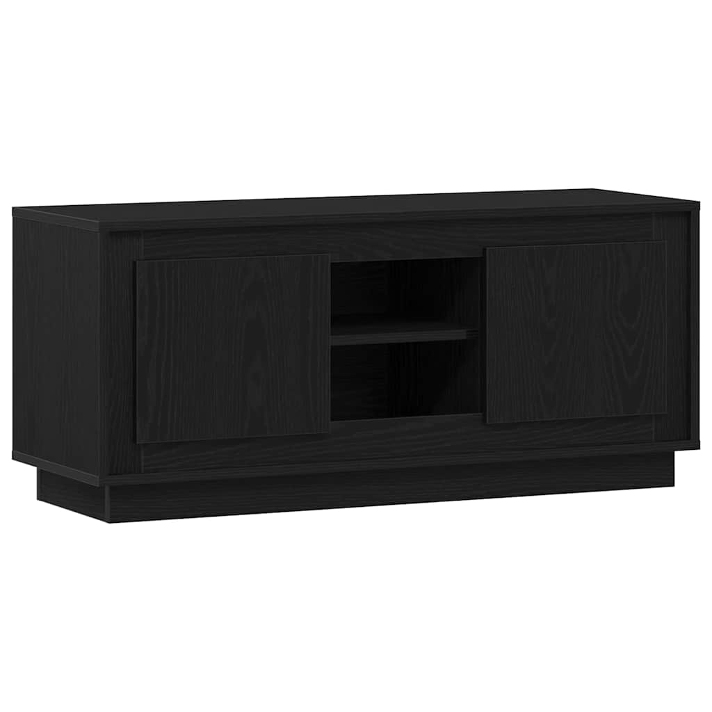TV Cabinet 102 x 35 x 45 cm Black Oak Engineered Wood