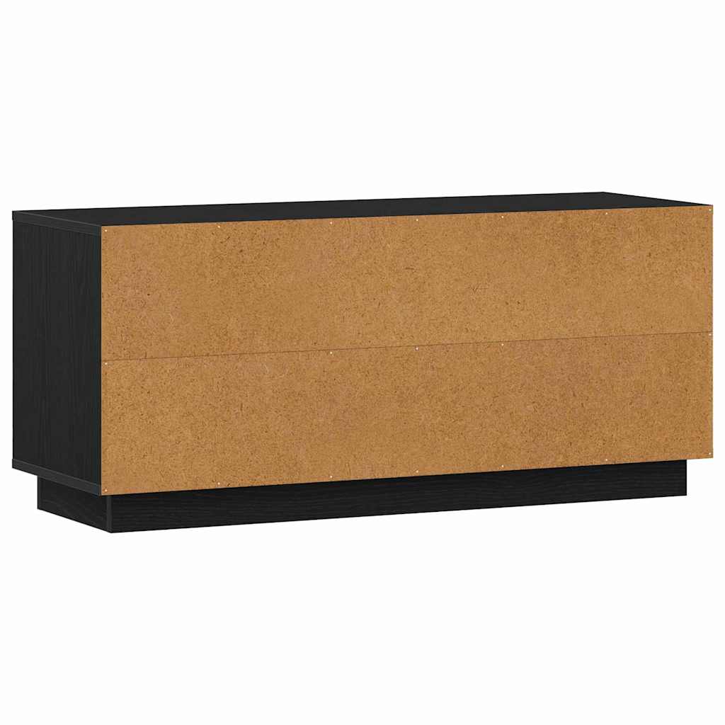 TV Cabinet 102 x 35 x 45 cm Black Oak Engineered Wood