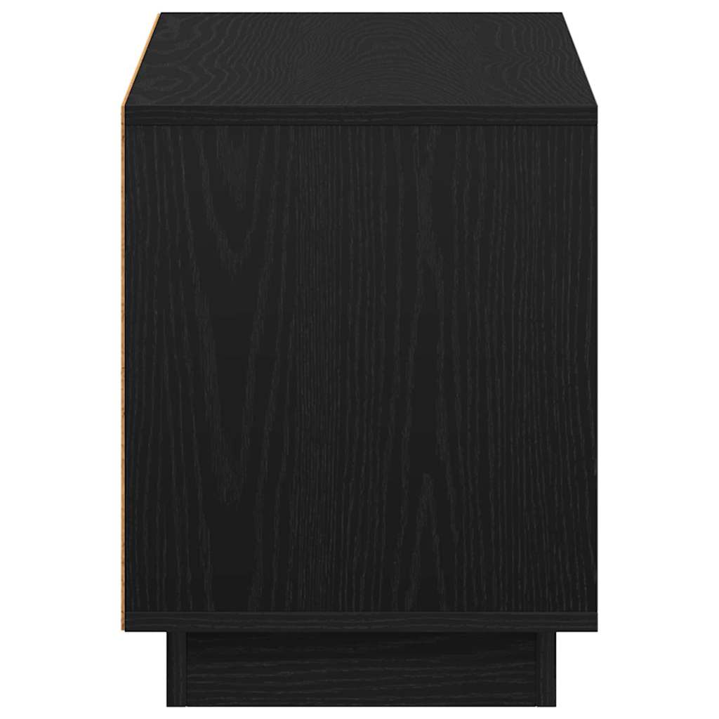 TV Cabinet 102 x 35 x 45 cm Black Oak Engineered Wood