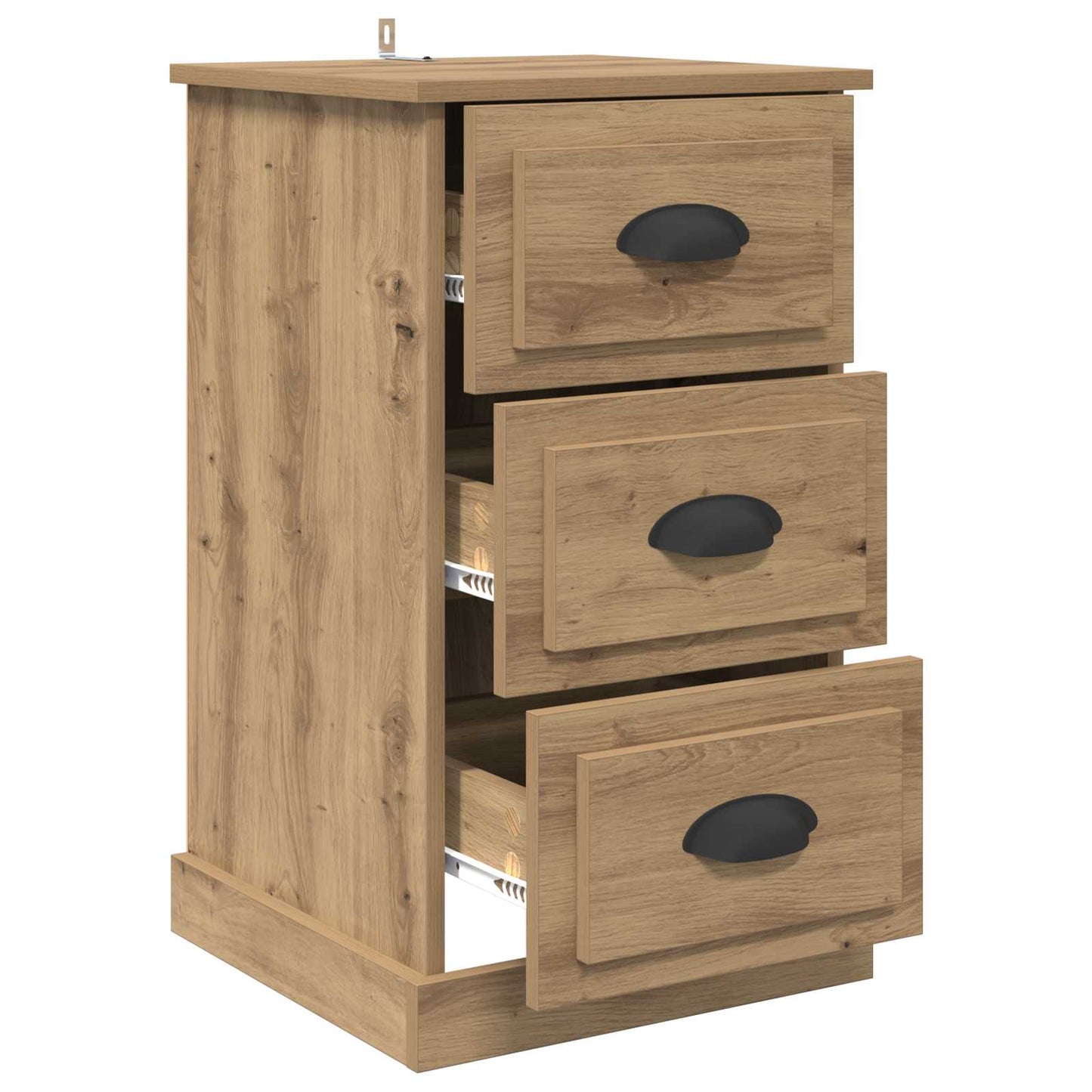 Bedside Cabinet Artisan Oak 39 x 39 x 67.5 cm Engineered Wood