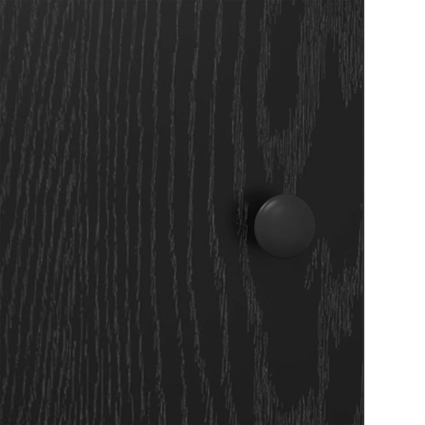 Sideboard Black Oak 70 x 35.5 x 67.5 cm Engineered Wood