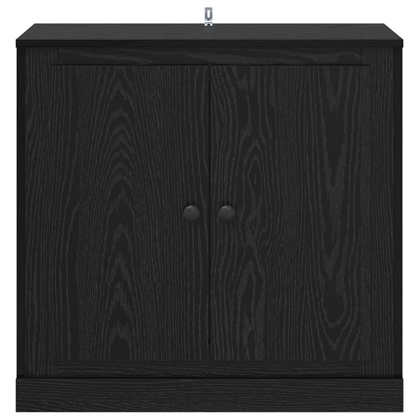Sideboard Black Oak 70 x 35.5 x 67.5 cm Engineered Wood