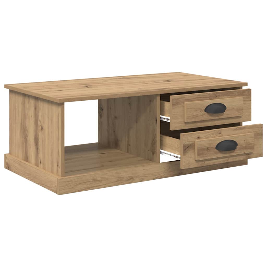 Coffee Table Artisan Oak 90 x 50 x 35 cm Engineered Wood