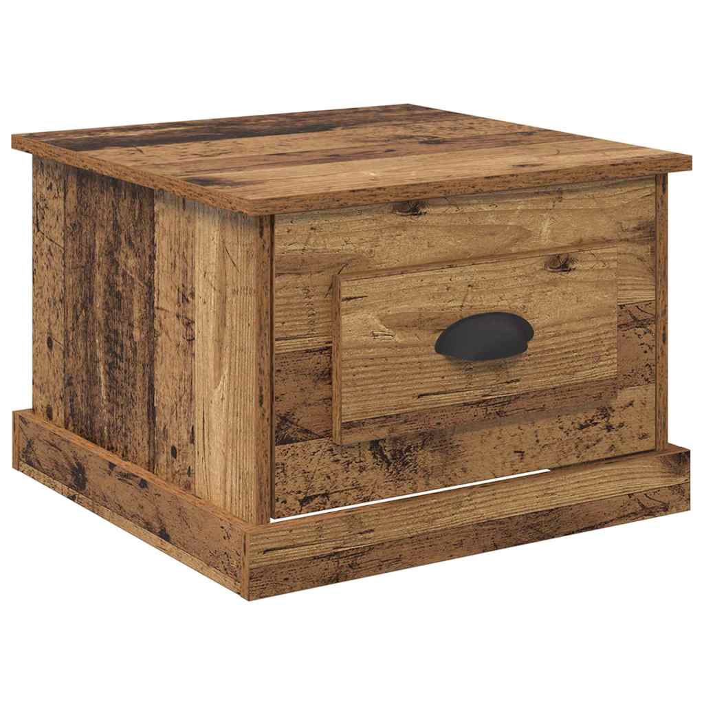 Coffee Table Old Wood 50 x 50 x 35 cm Engineered Wood