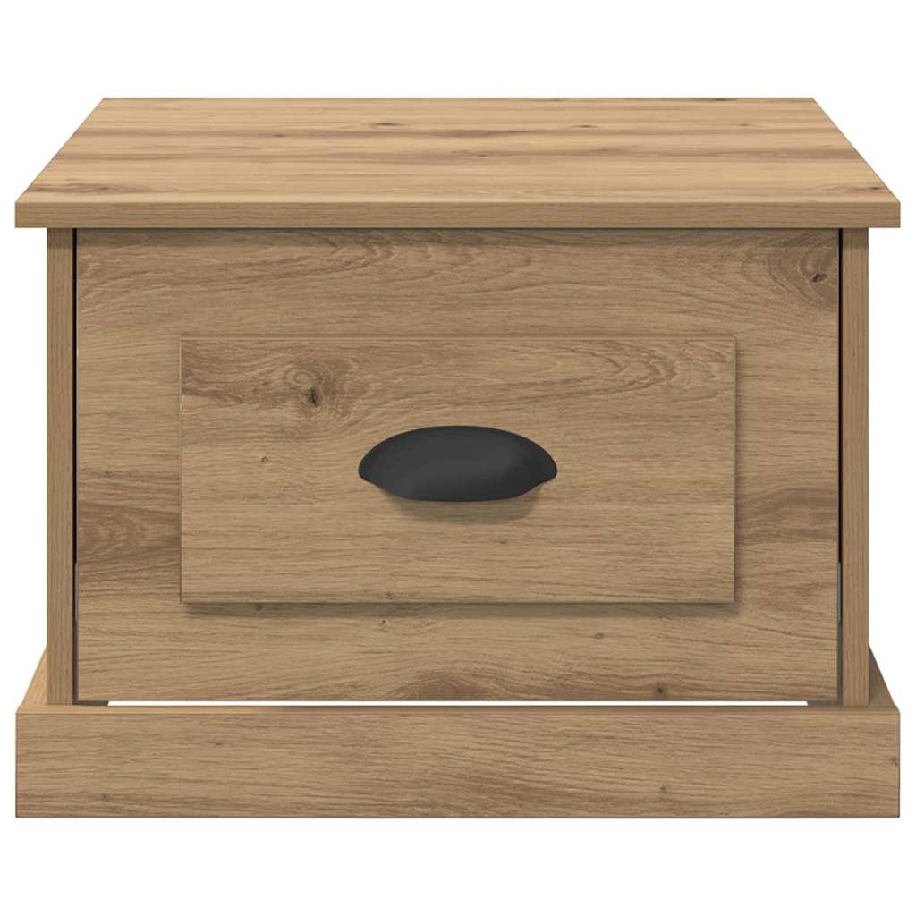 Coffee Table Artisan Oak 50 x 50 x 35 cm Engineered Wood