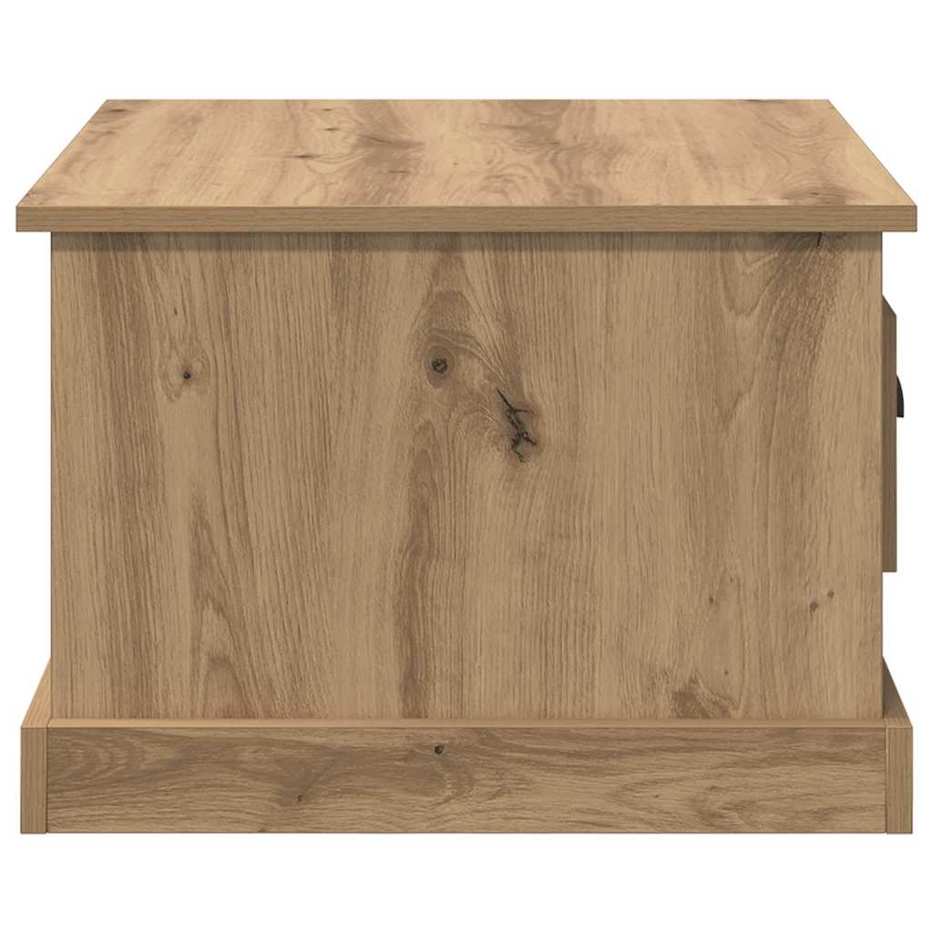 Coffee Table Artisan Oak 50 x 50 x 35 cm Engineered Wood