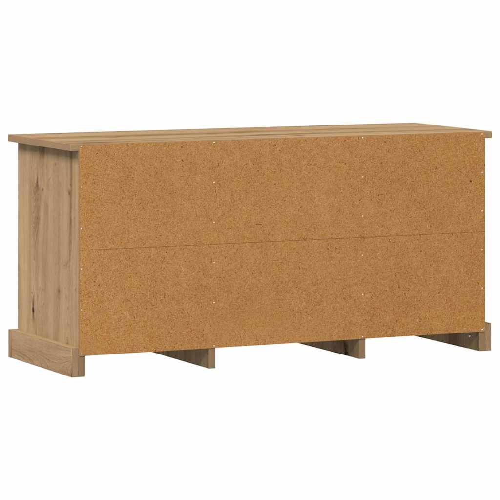 TV Cabinet 99.5 x 35.5 x 48 cm Artisan Oak Engineered Wood