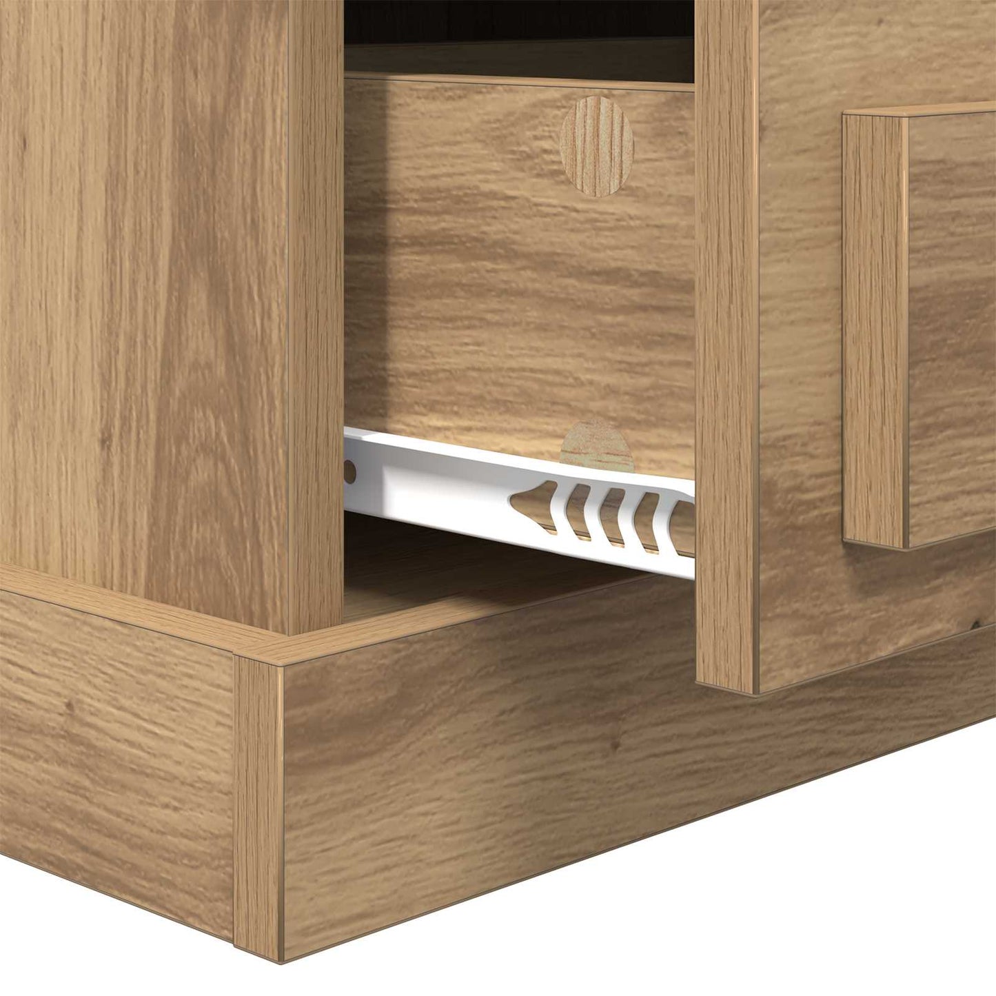 Bedside Cabinet Artisan Oak 36 x 43 x 60 cm Engineered Wood